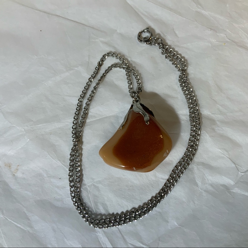 AGATE GEMSTONE VINTAGE HANDCRATED NECKLACE